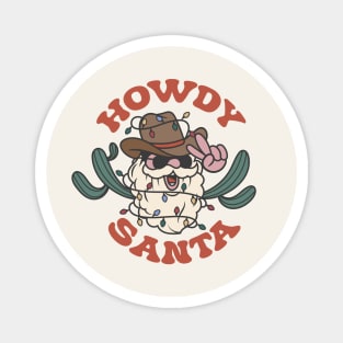 Howdy Santa Magnet